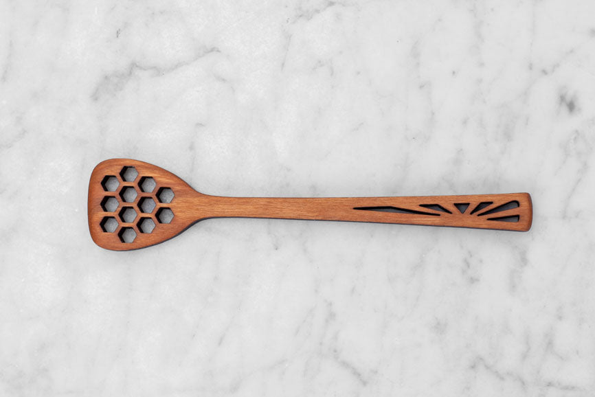 Sunbeam Embellished Cherrywood Honey Dipper